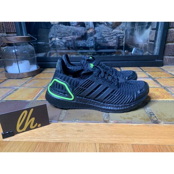 Mens 6.5 Adidas Ultraboost DNA CC 1 ClimaCool Black Volt Athletic Running Shoes - Picture 6 of 8